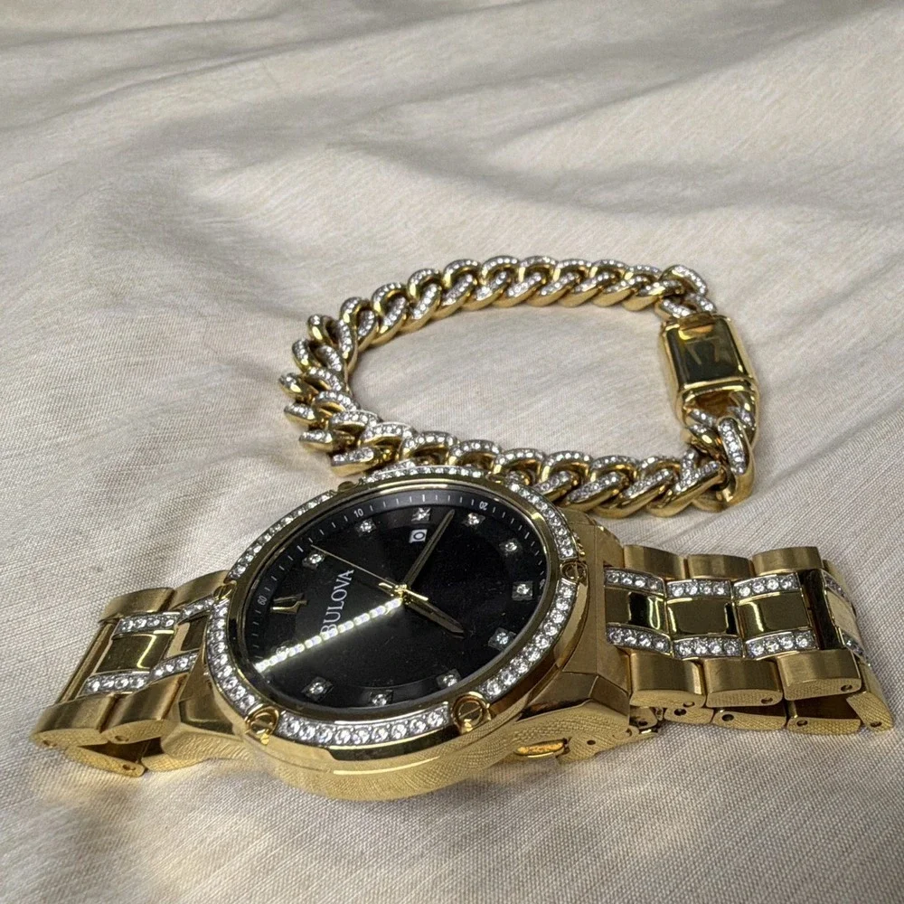 Bulova men gold